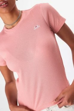 Adika Champion // Logo Embrodiery Ribbed Tee Brands