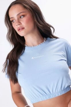 Adika Champion // Elastic Hem Cropped Tee Brands