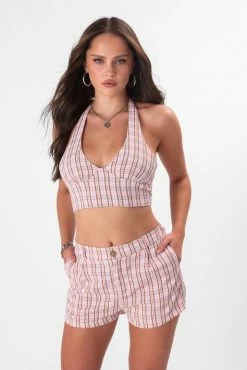 Adika Shaylor Plaid Shorts