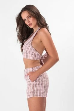 Adika Shaylor Plaid Shorts