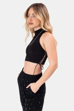 Adika OUTLET Aguilera Lace-Up Crop Top