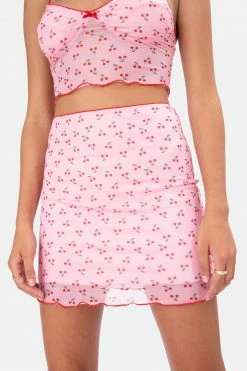 Adika Cherries Mini Skirt