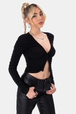 Adika Ramorize Ruched Crop Top