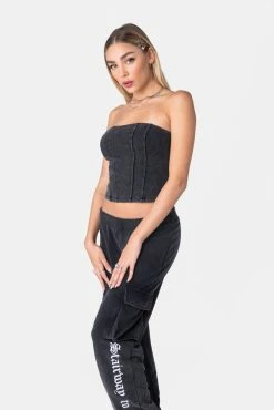 Adika Clothing Stoneville Washed Corset Top