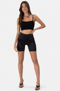 Adika OUTLET Leigh Satin Finish Biker Shorts