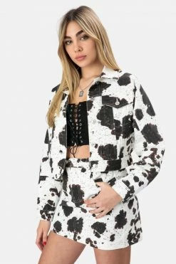 Adika Houston Crop Denim Jacket OUTLET