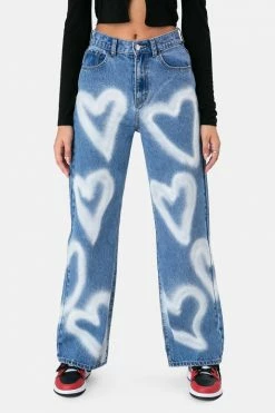 Adika Best Sellers Hearts Jeans | WIDE