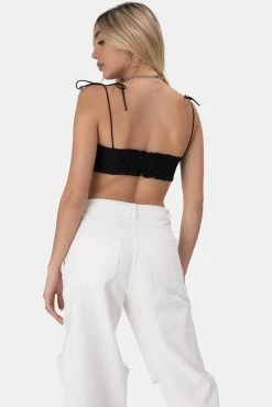 Adika OUTLET Rimes Front-Knot Bralette Top