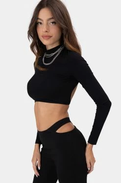 Adika Halo Open-Back Crop Top