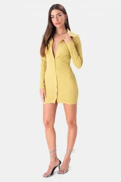 Adika Bumble Ribbed Shirt Dress