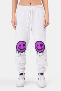 Adika SMILEZ Graffiti Print Sweatpants