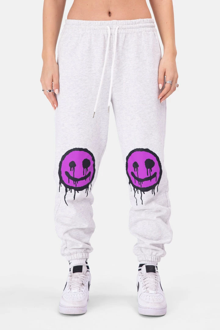 Best Pirce 🤩 Adika SMILEZ Graffiti Print Sweatpants 😀 2 Adika SMILEZ Graffiti Print Sweatpants