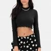 Adika Sanders Wavy Cropped Tee