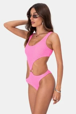 Adika OUTLET Shirred Cutout One Piece