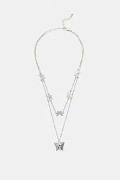 Adika OUTLET Fly-Away Layered Pendent Necklace