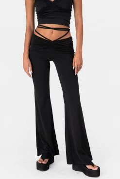Adika Normandy Waist- Tie Flared Pants