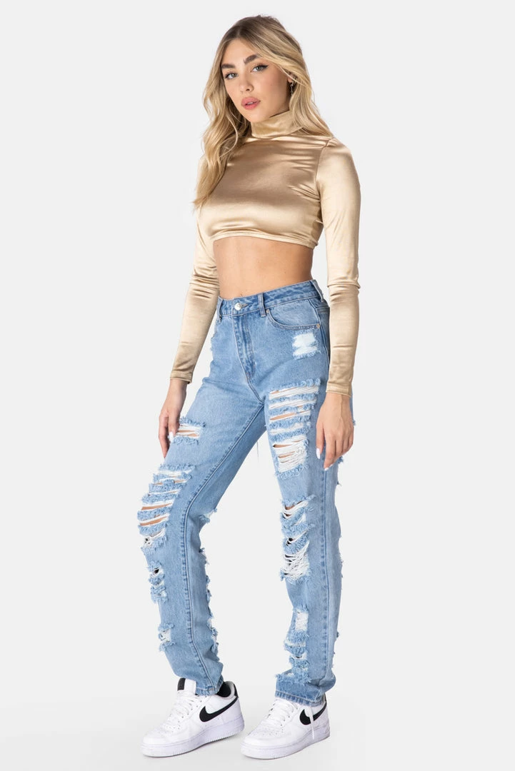 Flash Sale ❤️ Adika Lordly Satin-Finish Cropped Top OUTLET 🥰 2 Adika Lordly Satin-Finish Cropped Top OUTLET