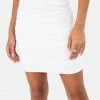 Adika Stone Ruched Mini Skirt