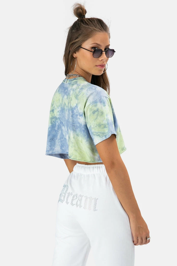 Flash Sale 🛒 Adika OUTLET Tie-Dye Crop Tee ⌛ 3 Adika OUTLET Tie-Dye Crop Tee