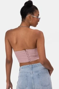 Coupon ⭐ Adika Denim Corset Style Top Clothing 💯 8 Adika Denim Corset Style Top Clothing