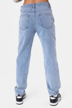 Adika Nash Rhinestone Detail Ripped Jeans | MOM