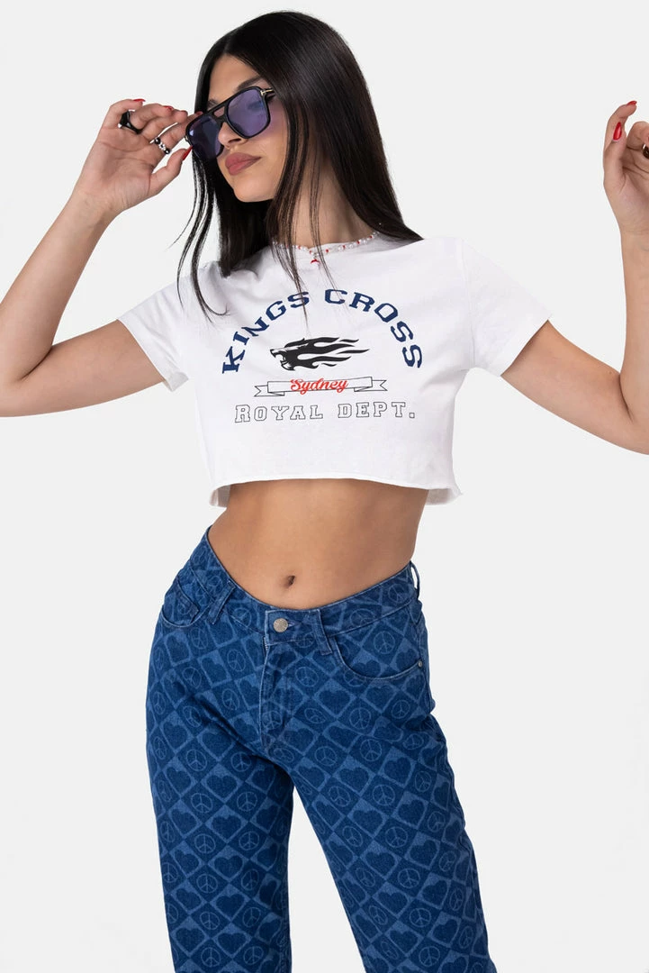 Flash Sale 🤩 Adika KINGS CROSS Cropped Tee ⭐ 1 Adika KINGS CROSS Cropped Tee