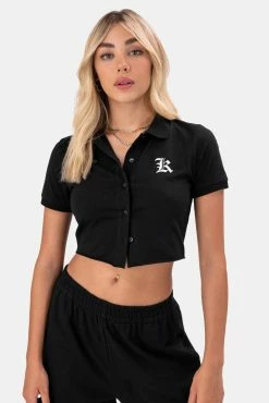 Adika OUTLET BYE Cropped Polo Shirt
