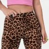 Adika OUTLET Cheetah Biker Velvet Shorts