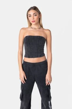 Adika Clothing Stoneville Washed Corset Top