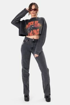 Adika OUTLET PACE Cropped Washed Tee