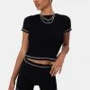 Adika OUTLET Sonde Reverses-Stitch Cropped Tee