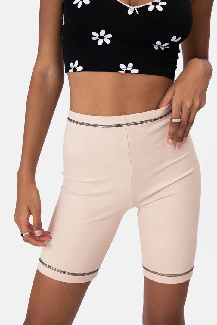 Top 10 😍 Adika Travis Reverse-Stitch Biker Shorts OUTLET 💯 1 Adika Travis Reverse-Stitch Biker Shorts OUTLET