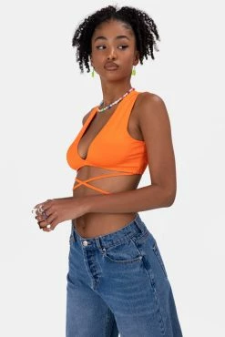 Adika Clothing Marquise Wrap Crop Top