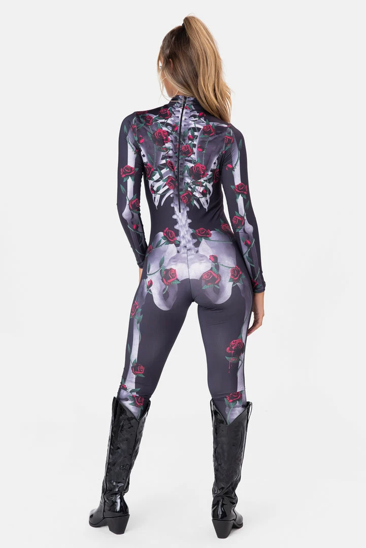 Best reviews of ❤️ Adika BAD TO THE BONE Skeleton Catsuit Clothing 🎉 4 Adika BAD TO THE BONE Skeleton Catsuit Clothing