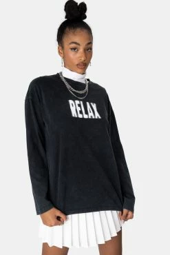 Adika OUTLET RELAX Wash Long Sleeve Tee
