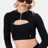 Adika Ortega Cut-Out Crop Top