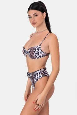Adika Leopardis High Waist Bikini Bottom OUTLET