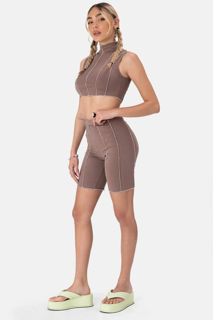 Best Sale ✔️ Adika Bambino Reverse Stitch Crop Top Clothing 🔥 2 Adika Bambino Reverse Stitch Crop Top Clothing