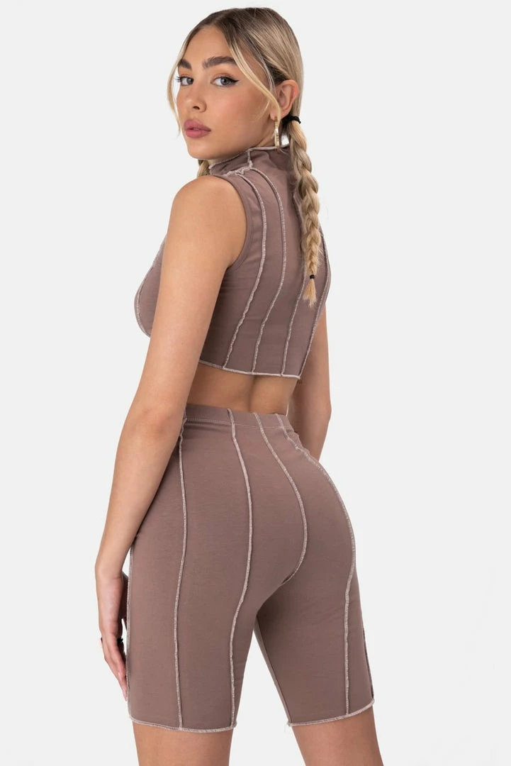 Best Sale ✔️ Adika Bambino Reverse Stitch Crop Top Clothing 🔥 4 Adika Bambino Reverse Stitch Crop Top Clothing