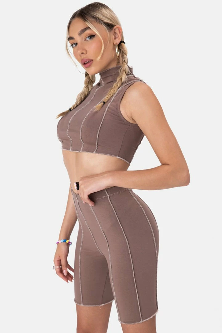 Best Sale ✔️ Adika Bambino Reverse Stitch Crop Top Clothing 🔥 3 Adika Bambino Reverse Stitch Crop Top Clothing