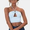 Adika OUTLET Floret Halter Crop Top
