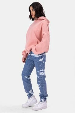 Adika OUTLET Looks Embroidery Oversize Hoodie