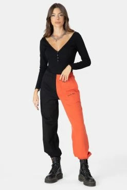 Adika Haton Half-Button Ribbed Bodysuit OUTLET