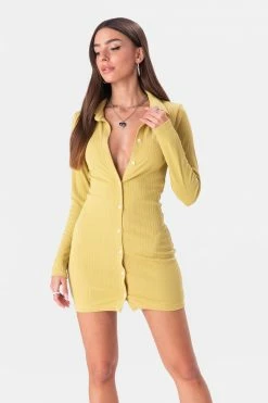 Adika Bumble Ribbed Shirt Dress