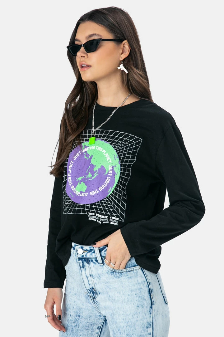 Outlet ๐งจ Adika GLOBE Long Sleeve Tee ๐ 3 Adika GLOBE Long Sleeve Tee