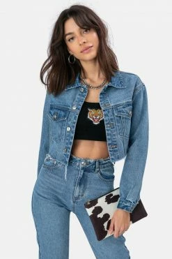 Adika OUTLET Raleigh Cropped Denim Jacket