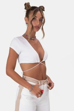Adika Stonewall Wrap Crop Top OUTLET