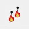 Adika Flaming-Hot Dangle Earrings Accessories