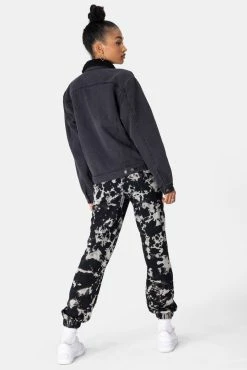 Adika Douglas Denim Jacket With Faux Shearling