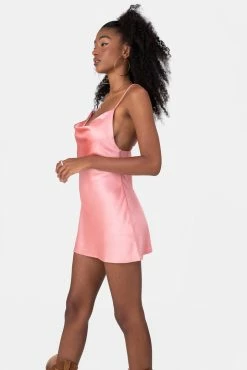 Adika OUTLET Swayze Satin-Finish Mini Dress